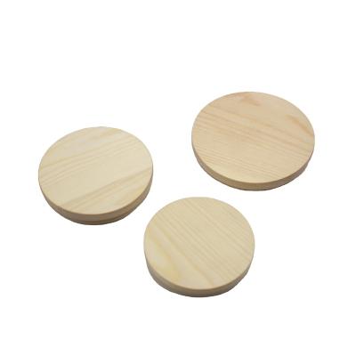 China Wholesale 10oz Solid Wood Lid Beautiful Modern Decorative Custom Not Refillable With Logo For Candle Jars for sale