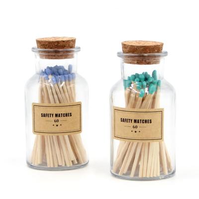 China Factory Customized Directly Supply Matches 72mm Small Glass Jars for sale