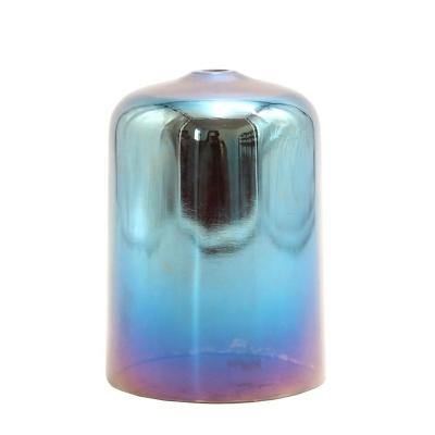 China Wholesale Iridescent Glass Cloche Home Decor Candle Bell for Home Decoration for sale