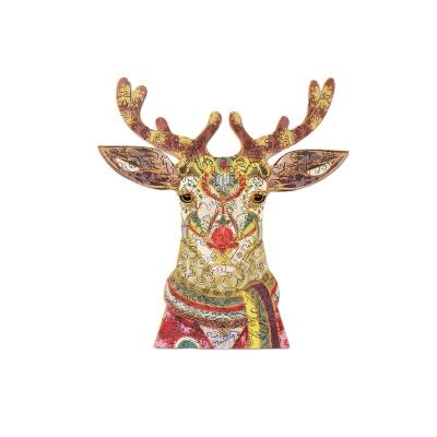 China DIY TOY Bulk Price Creative Christmas Gift Christmas Elk Wooden Puzzle for sale