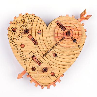 China DIY TOY New Product Difficult Decryption Puzzle Game 3D Wooden Puzzle for sale