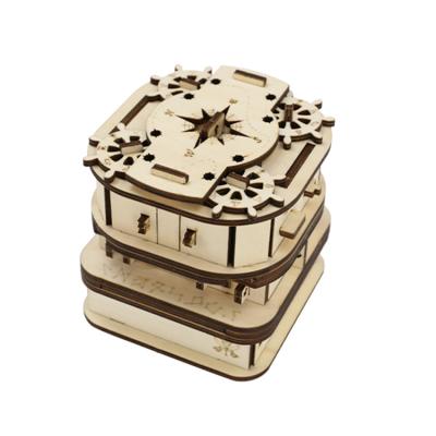 China DIY TOY Competitive Price Decryption Fun Craft 3D Wooden Jigsaw Puzzle Games for sale