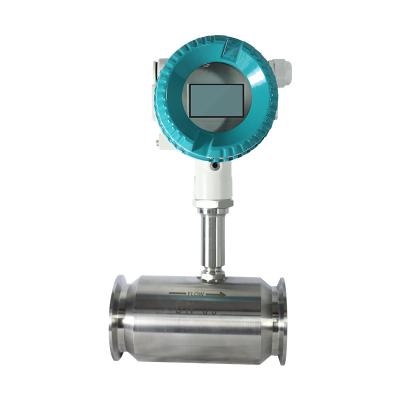 China Ex Clamp Type Mechanical Turbine Gasoline Oil Fuel Oil Flow Meter Farmland Garden Irrigation Blade Proof Liquid Flow Meter for sale