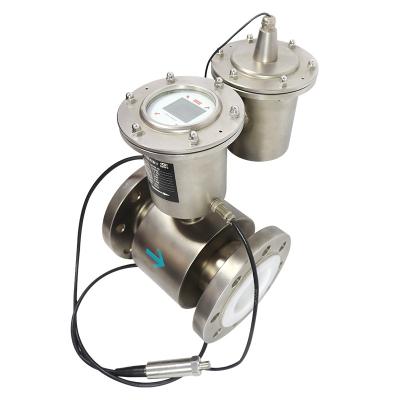 China Remote Battery Operated Electromagnetic Liquid Flow Meters Water Unit Flow Measurement Water Flow Meters for sale