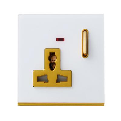 China Factory price wholesale household white acrylic wall switch with light ZK-004 for sale