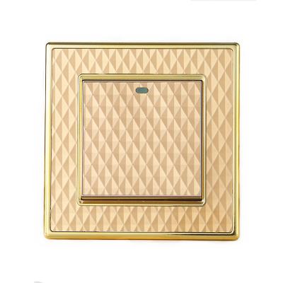 China Custom high quality gold acrylic wall switches ZF-009 for sale