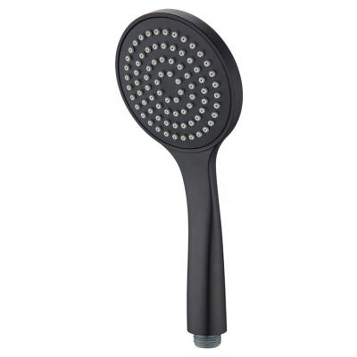 China Rainfall Shower Heads Black Plastic Hand Shower Water Saving Shower Head ABS Pressurized Single Function Bathroom Accessories for sale