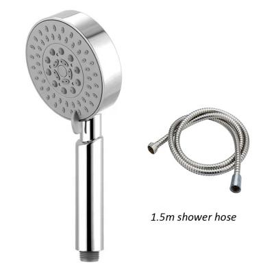 China With Diverter High Quality Shower Set 5-Function Water Saving Hand Shower With 1.5M Stainless Steel Shower Hose Spout Rainfall Spray for sale