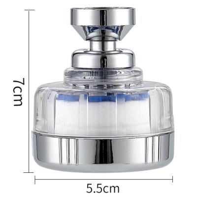 China High Pressure Swivel Nozzle Swivel Spout Filter 360 Swivel Spout Kitchen Mixer Tap Aerator Korea Style Water Saving Faucet Plastic Aerator for sale