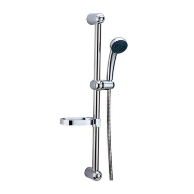 China The diverter factory direct sales wholesale shower set with sliding bar ABS bathroom handheld shower set for sale