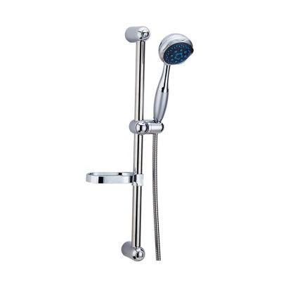 China With Diverter Bathroom Shower Set Rainfall Shower With Mult Function Handshower Slide Bar Wall Mount Bathtub for sale