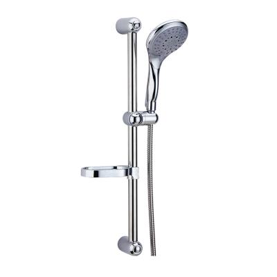 China With Diverter Hand Held Shower Head With 1.5M Shower Hose Sprayer Setting Bath Wall Mounted Shower Set With Slide Bar for sale