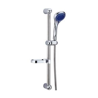 China With Combined Rainfall Shower Sliding Bar Shower Head Holder Wall Mount High Quality Handheld ABS Chrome Plated Shower Sliding Bar Set for sale