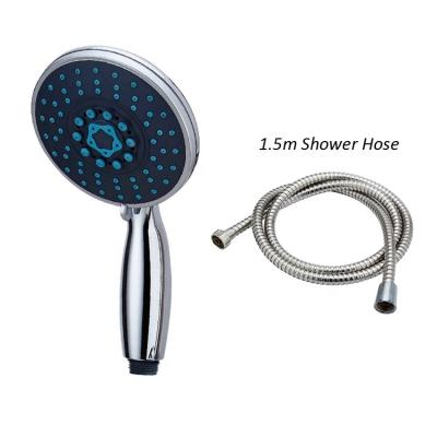 China High Quality 5 Function Shower Head Rainless Slide Bar Shower Set Large Shower Head With 1.5m Stainless Steel Hose for sale