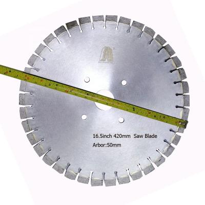 China Stone 16-1/2inch Sharply Sharp 420mm Diamond Segmented Saw Blade For Granite Concrete for sale