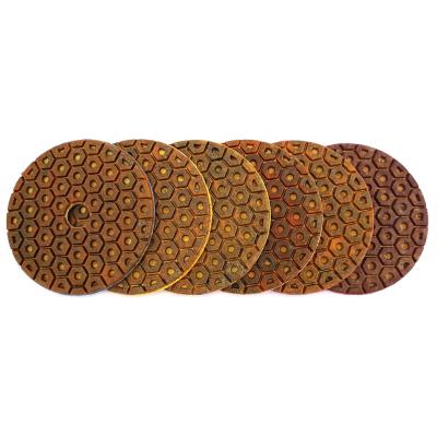 China Making APEX Diamond Tools Stone Ceramic Smooth Shiny Metal Abrasive Polishing Pad For Marble Granite for sale