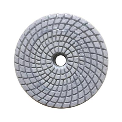 China Angle Grinder and Polisher Turbo Diamond Abrasive Wet Polishing Pads Green White for Polishing Granite or Marble for sale