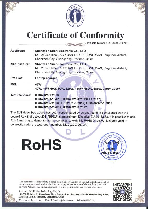 RoHS - Shenzhen Srich Electronic Co., Ltd.