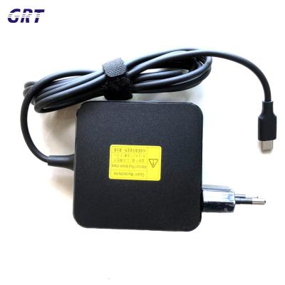 China LAPTOP Square for ASUS Type-C 65W Power Adapter Replacement for Chrome Book C302 ZenBook 3 for sale