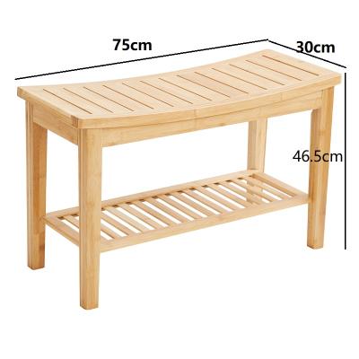 China Natural Bamboo Storage Stools Bathroom Stools Change Shoes Sneak for sale