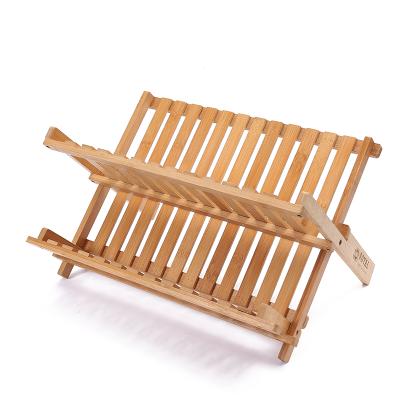 China Sustainable Bamboo Wooden Folding Dish Rack Dish Rack Folding Dish Rack Dish Rack. Made of 100% natural bamboo for sale