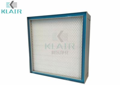 China Mini Pleat Silica Gel Air Filter , Reverse Gel Seal Hepa Filters For Clean Room for sale