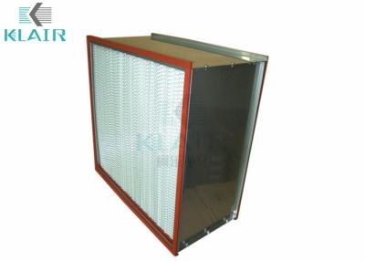 China Van de micro- Filter de Op hoge temperatuur Glasvezellucht met het Dubbele Kader van Kopbalsus Te koop