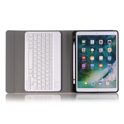 China Wireless for ipad 10.2 for ipad 7 keyboard case wireless keyboard with leather case for sale