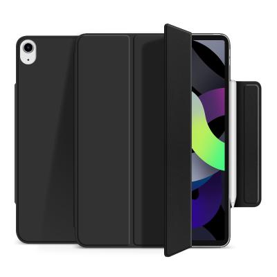 China New Eco-friendly Smart Magic Magnetic Case With Pen Holder Trifold Stand Magnetic Cover For iPad Mini Case 6 2021 for sale