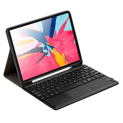 China BT Wireless Wireless Keyboard Leather Case For iPad 7th/10.2 8th” 10.5'' For iPad Keyboard Case With Mouse for sale