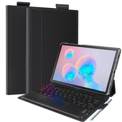 China Factory price wireless wireless keyboard case for samsung galaxy tab s6 lite keyboard case for sale