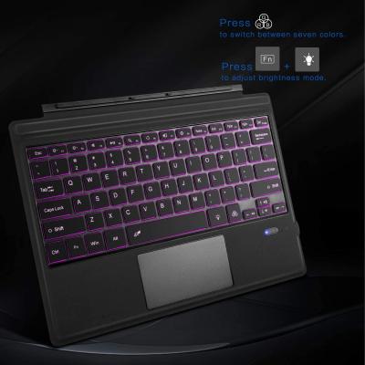 China Customized layout colorful touchpad wireless backlight wireless keyboard for outdoor pro 3/4/5/6/7/8/X for sale