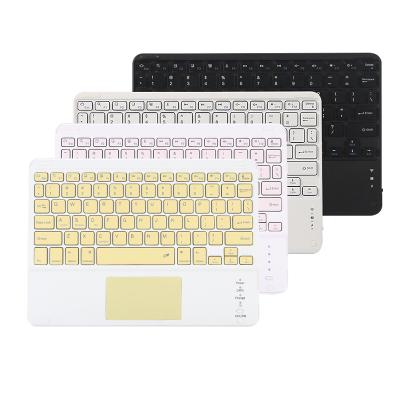 China Mini Slim Bt Wireless Universal Wireless Keyboard with Trackpad for Tablet PC Laptop Mobile Phone for sale