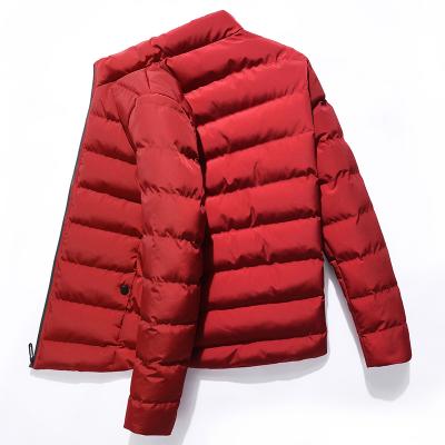 China Fashion Waterproof Men's Bubble Cotton Padded Stripper Jacket Winter Warm Thick Fill Cotton-Padded Mens Down Coat Bomber Jackets for sale