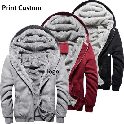 China Custom Anti-Wrinkle Plain Zipper Up Cheap Hoodies Men's Wholesale Heavy Zipper Premium Hoodies for sale