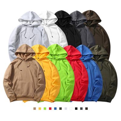 China Sports/heating/leisure custom logo/softness 500 gsm high quality soild oversized empty hoodies pullover sweatshirts for men for sale