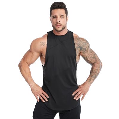 China Breathable Hooded Fitness Vest Mens Sports Gym Quick Dry Sweat Clothing Running Outside Wearing Tank Top for sale