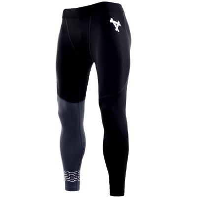 China New Gym 3/4 Quick Dry Gaiters Men's Breathable Compression Workout Tights Sweat Running Sport Gaiters Jogging Pants for sale