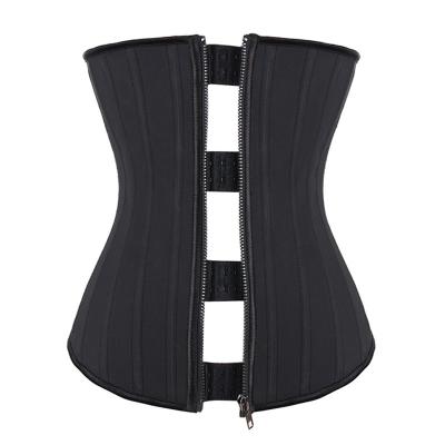 China Steel Trainer Women Corset Bodysuit Waist Trainer Latex Corsets 25 Breathable Tummy Control for sale