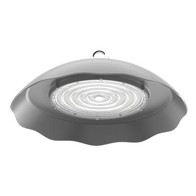 China Dustproof Easy Clean Warehouse IP69K NSF 100w 150w 200w 130lm/w UFO LED High Bay Light for sale