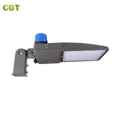 China Stock Free Shipping Led Sports Stadiums 200w USA Shoe Box Parking Lot Area Light With Sliding Fitting for sale