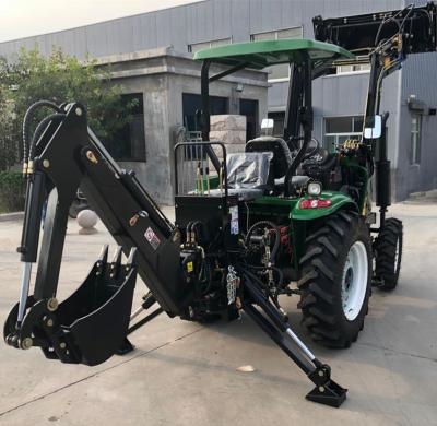 China Manufacturer LW-5/6/7/8/9/10 Best Price Chinese 4wd Farm NEW Compact Tractor 3 Point PTO Mounted Backhoe Towable Hydraulic Attachment For Sale for sale