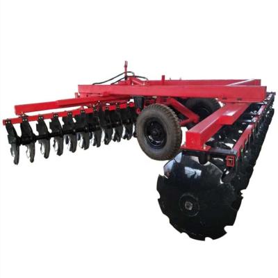 China Tractor Mounted Best Price 80hp Heavy Duty 100hp Tractor Mounted Offset Trail Hydraulic Towing Disc Harrow From Chinese Manufacturer for sale