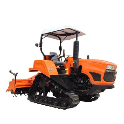 China Small Crawler Tractor For Sale Malaysia India 50hp 80hp Multifunctional Paddy Cultivation Track Tractors Agricultural Rubber Crawler Tractors for sale