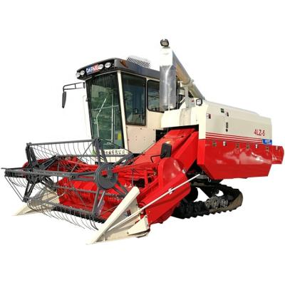 China Best Price Mini Wheat Rice Paddy Combine Harvester Rubber 4lz-2 Track Rice Cutter Combine Harvester Machine For Sale for sale