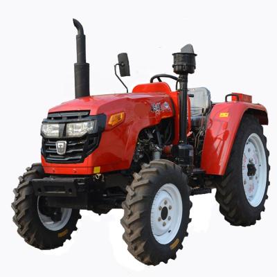 China Farm tractor factory wholesale price 25hp 45hp 4wd mini contract garden lawn farm tractor with front end loader and backhoe for sale