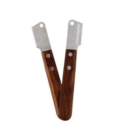 China Sustainable Pet Plucker Pet Supplies Grooming Tools Dog Razor Comb for sale