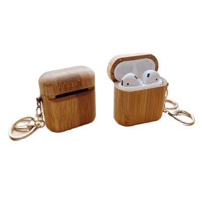 China Hot Selling Eco-friendly Protective Durable Wooden Wireless Earphone Charging Case Full For Airpod pro for sale