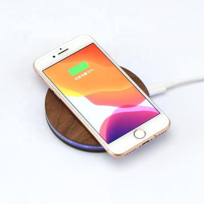 China Mobile Phone Tablet MP3 GPS 3 in 1 Wooden Wireless Charger Pad for IPhone and Samsung Iwatch Wireless Charger for sale