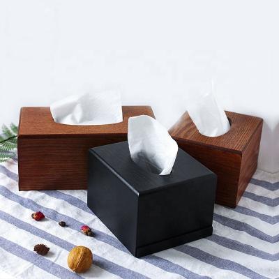 China China Factory Direct Sales Tissue Box Custom Office Paper Tissue Napkin Wooden Box Solid Wood Tissue Box BoxFactory Woo for sale